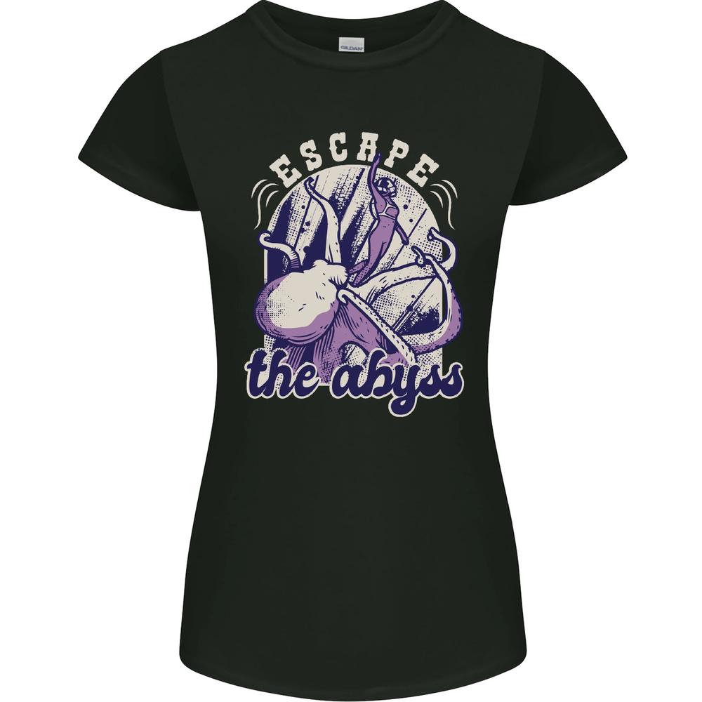 Escape der Abgrund Scuba Tauchen Da Petite Schnitt Unisex T-shirt