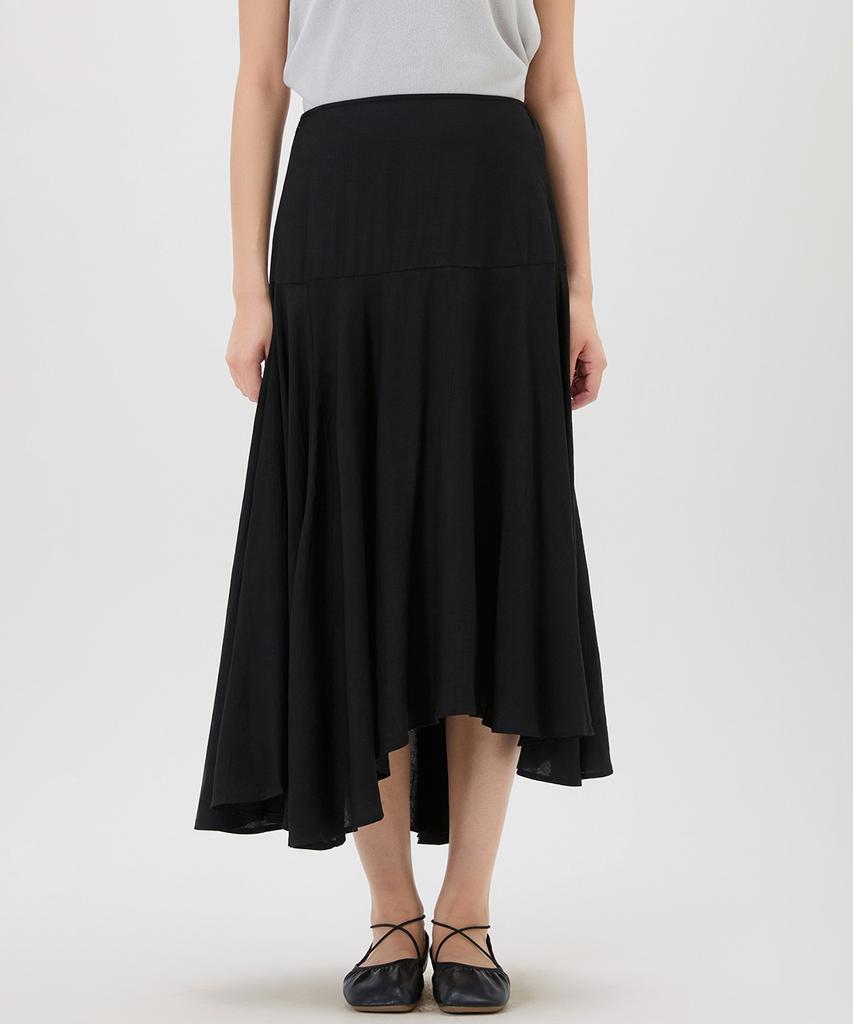MIXXO Мягкая эластичная талия Длинная юбка_Miwwhg50Us
