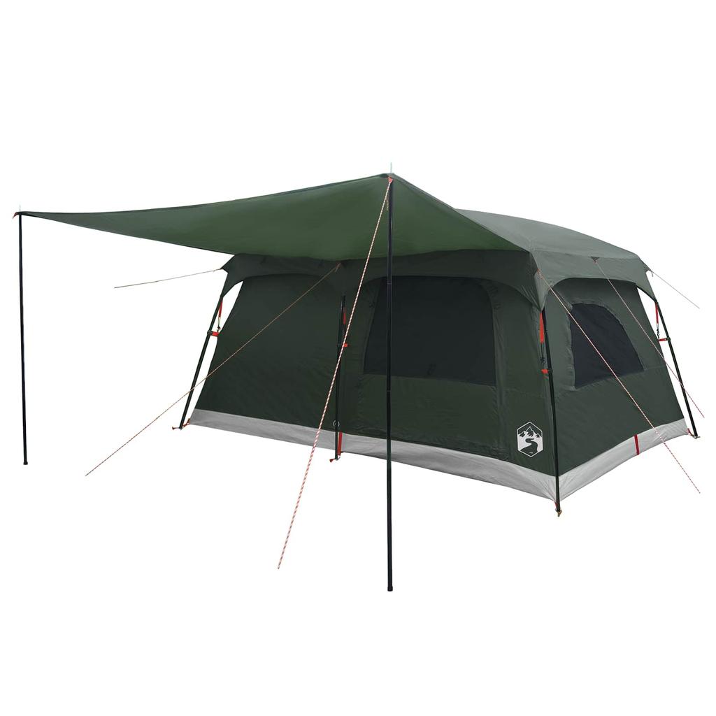 Family Tent Olive Green 500 x 400 x 230 cm Polyester and Steel