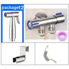 Bathroom Toilet Hanging Basket Bidet Sprayer Water Faucet Set Stainless Steel Shower Head Handheld Protable