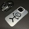 Смешной Человек Средний Палец Чехол Funda Чехол для Телефона Для iPhone 17 16 15 13 12 11 ProMax Pro Plus Ударопрочный и Защищающий от Падений Чехол для Телефона