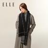 ELLE Women's Double-Sided Silk Jacquard Scarf