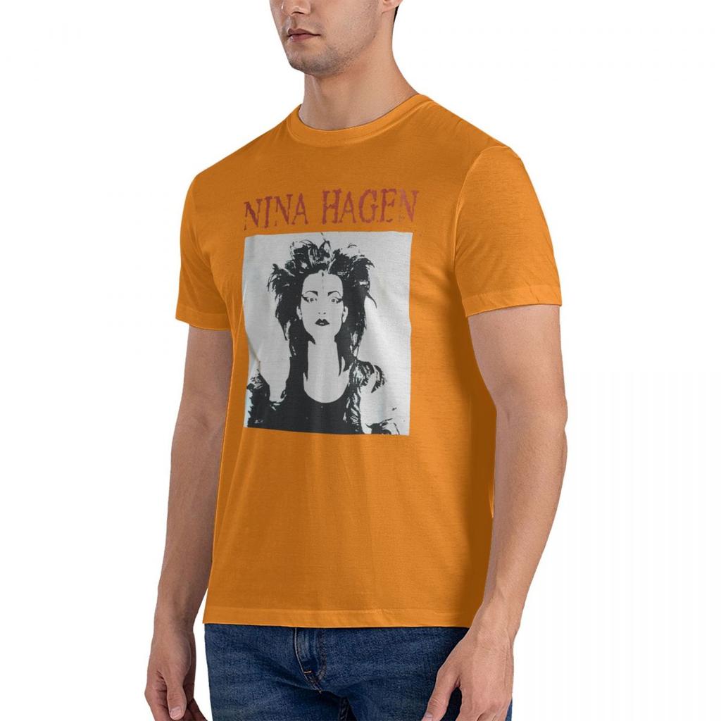 2024 Мужская Женская Футболка с Круглым Вырезом NINA HAGEN SHIRT постер cd siouxie and the banshees slits панк ВСЕ РАЗМЕРЫ S-6XL