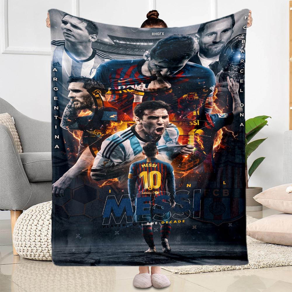 Messi 301 Blanket Comfortable Suitable for Bed Sofa Office Chair Four Seasons Universal Modern Birthday Christmas Gift Blanket