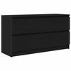 VidaXL TV Stand Black 100x35x54 Cm Engineered Wood, TV Bench, Hi-fi Cabinet, Entertainment Center, TV Sideboard, Furniture 861806