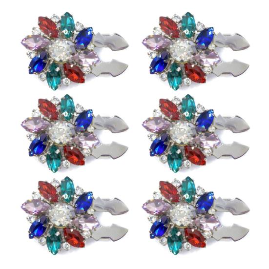 1/6 шт. Накладки на пуговицы, искусственный жемчуг, блестящие стразы, зажим для пуговиц в форме цветка с плоскогубцами, пресс-аксессуары для платья, костюма, смокинга