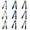 Color Print Electric Guitar Belt Adjustable Guitar Shoulder Strap Guitar Strap  Folk Guitar