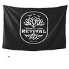 1 шт. Гобелен с логотипом Treaty Oak Revival, Настенный подвес для фанатов группы, Крутые вещи для комнаты, Большой размер, Полиэстер, 2D-печать, Вещи для спальни, Муз