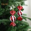 4/6/8/12 Pcs Christmas Ball Ornaments Star Cane Lollipop Cupcake Hanging Decoration for Xmas Tree Home Indoor Decor
