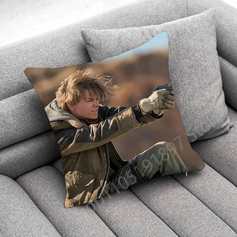 Наволочка для декоративной подушки с изображением актера Томаса Броди-Сангстера Для подушек 45*45см 40см 55см 50см 30см Квадратная наволочка для автомобильной подушки
