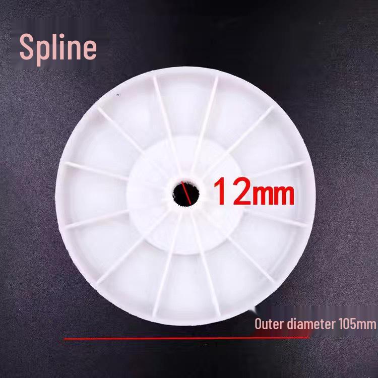 Single-Phase Motor Fan Plastic Water Pump Hoist with D and AOL Hole, 15/18/20/22 Round Hole Options, Cooling Fan Blade