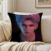 1PCS Romantic LLove And Deepspace Icons Cushion Cover Pillowcase Antidustmite living Room Sofa Decor Cushion Room