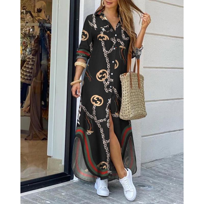 IHUASU Весна Лето Мода Сексуальная Блузка Длинная Юбка Платье Женщины