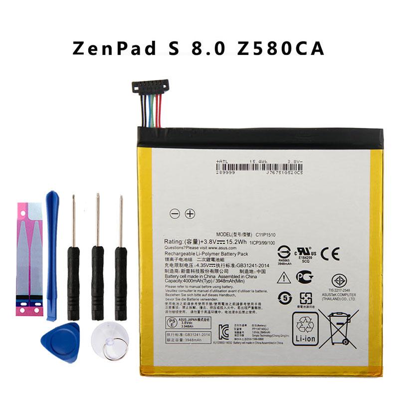 Original High Capacity C11P1510 Tablet Battery For ASUS ZenPad S 8.0 Z580CA 4000mAh