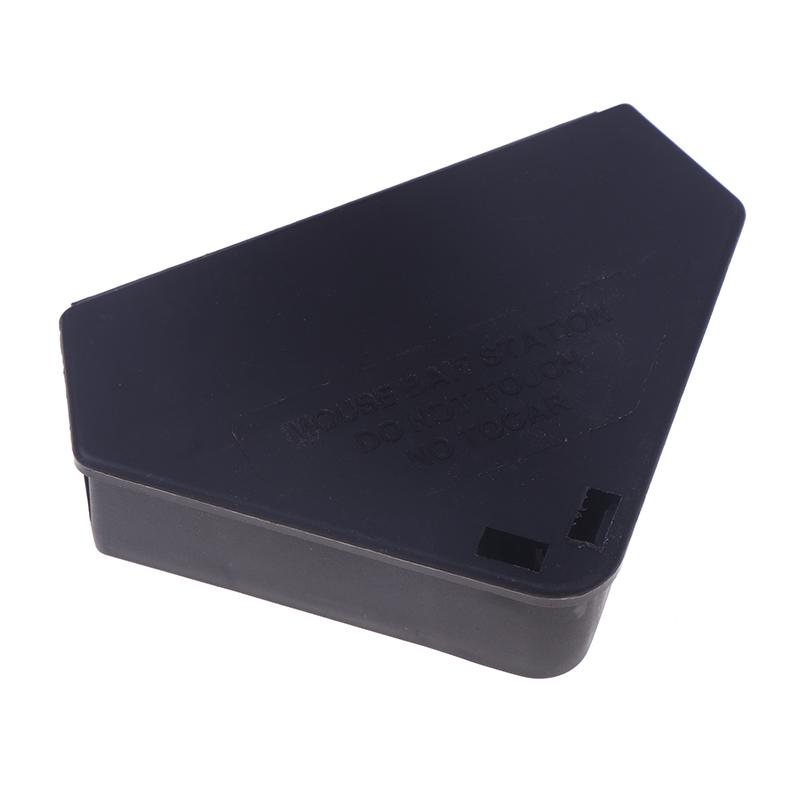 Профессиональная домашняя крыса мышь приманка блок ловушка многоразовая ловушка станция коробка с футляром для ключа треугольной формы приманка станция ловушка