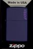 ZIPPO NAVY BLUE MATTE LOGO 60001569 Lighter
