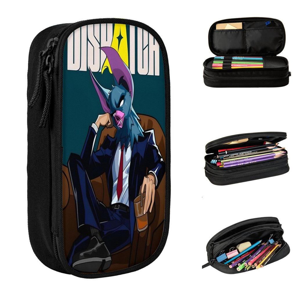 Dispatch Game Pencil Case Pencilcases Pen for Girls Boys Big Capacity Bag Students School Gifts Accessories