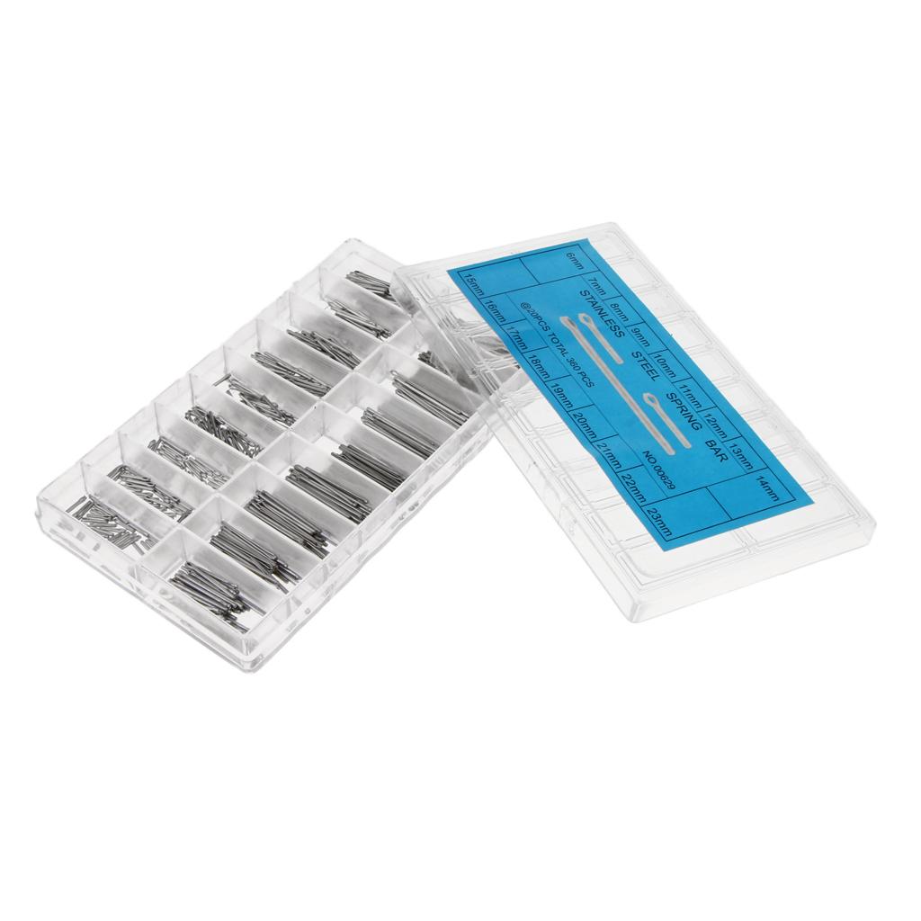 360x Set of Split Pins for 6-23 Stainless Steel Bracelet