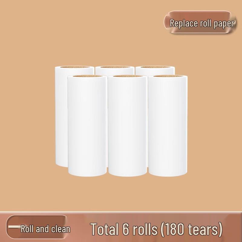 Портативный ролик для удаления ворса в форме пончика со сменным отрывным блоком для удаления волос и ворса в дороге