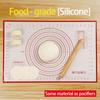 Silicone Baking Mat Pastry Mat for Rolling Out Dough Kneading Dough Mat Bakeware Rolling Dough Pad Bread Baking Accessories