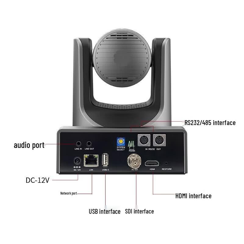 SHENGHUASHITONG 4K UHD PTZ AI Tracking Video Conference Camera (CN version)