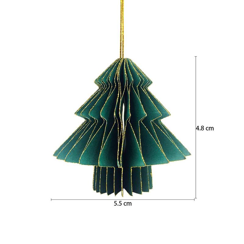New 3/1PC Christmas Decoration Lantern Spherical Ornaments Creative Paper Honeycomb Ball Christmas Tree Pendant Decorations Gift