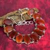 Carnelian 925 Solid Sterling Silver Necklace with Adjustable Chain, Handmade Gemstone Jewelry Necklace For Memorial Day