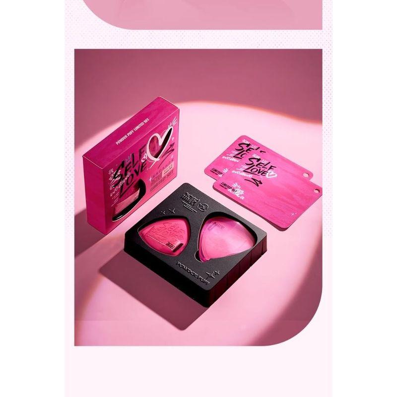 Lishu - Набор пуховок с футляром Ограниченная серия «Любовь к себе»