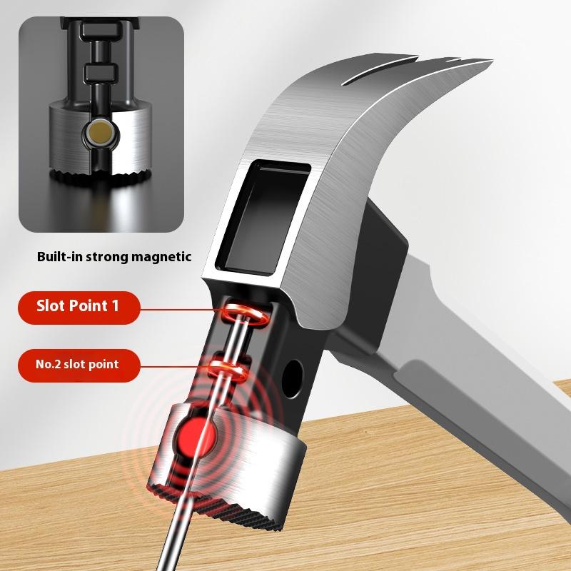 RAYENR Fiber Handle Claw Hammer Tools High Quality Steel Hammer Head Industrial Multifunction Household Repair Hand Tools