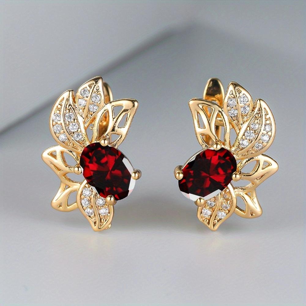 Серьги-капли золотого цвета для женщин, черные серьги с цветком циркона, винтажные серьги для невесты, свадебные украшения, подарок для вечеринки