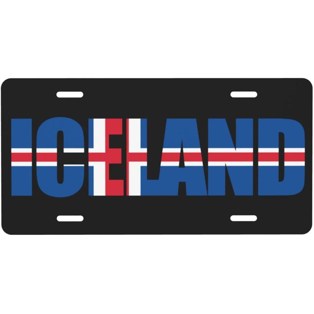 Vintage Plaque America Mexico Poland Ireland National Flags License Plates Metal Tin Signs Garage Bar Pubs Clubs Home Wall Decor