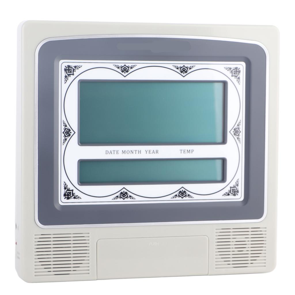 1pc Muslim Islamic Prayer Praying Azan Athan Alarm Wall Table Clock with Pen