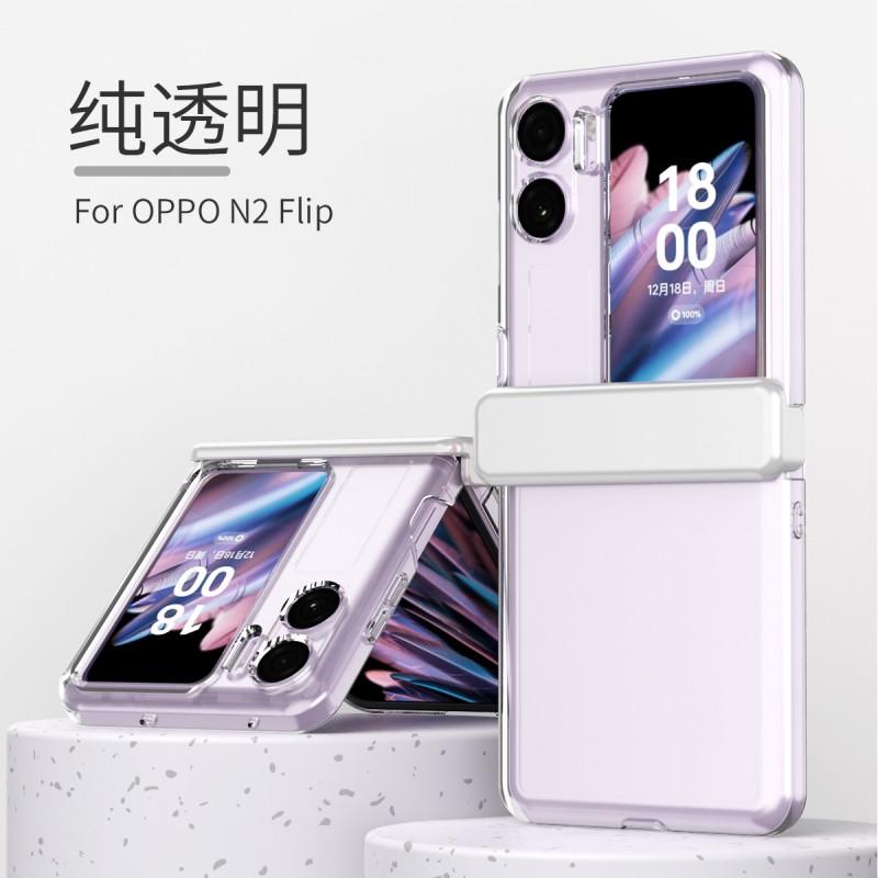 Magnetic Snap Case OPPO Find N2 Flip Full Coverage Shockproof PC Cover In Macaron Colors