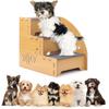 3-Tiers Dog Stairs Wood Non-Slip Pet Ramp Stairs Removable Dog Cat Training Stairs for Home Dogs Sofa Low Bed Pet Supplies NEW
