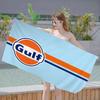 Логотип гоночного автомобиля G-Gulf Банное полотенце из микрофибры Мягкое Впитывающее Воздухопроницаемое Для девочек Детей Декоративное Мультяшное Пляжное полотенце