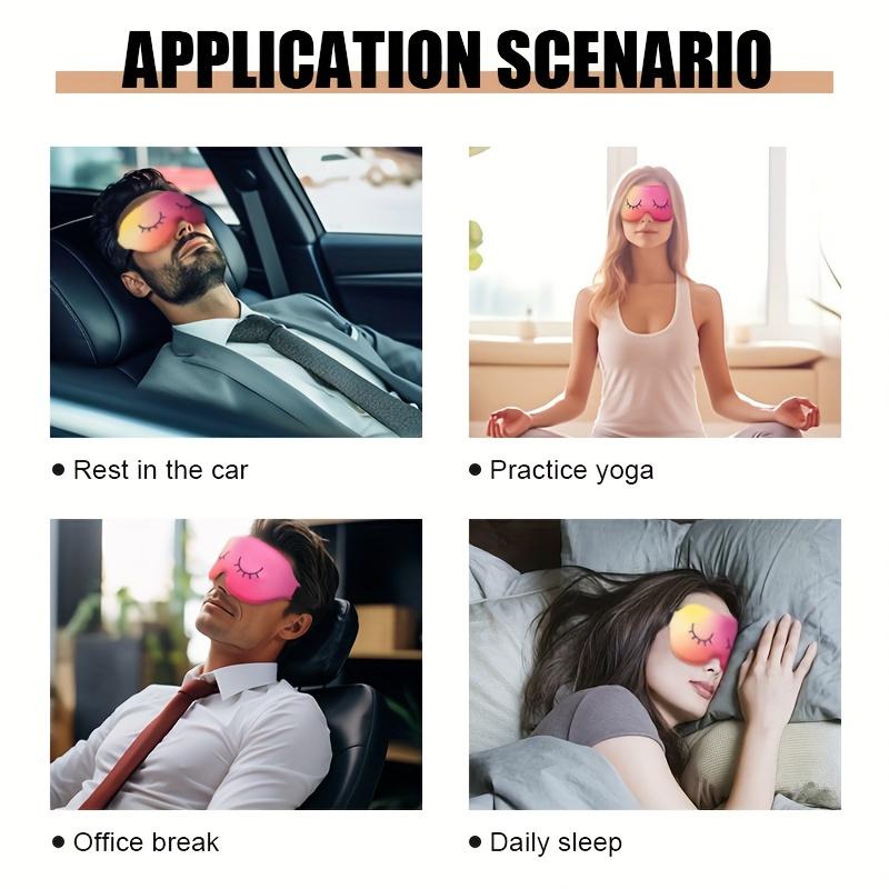3D маска для сна из пены с эффектом памяти, шелковая маска для сна, мягкие патчи для глаз, комфортная трехмерная маска для сна для лица, тенты для век, дышащие