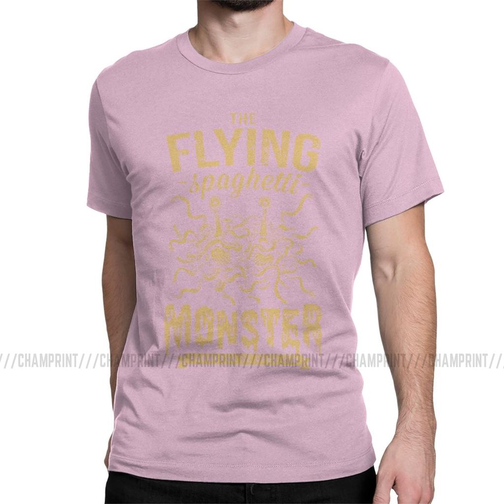 The Flying Spaghetti Monster T Shirt Men Funny T Shirt Round Neck Flying Spaghetti Monsterism Pastafarianism