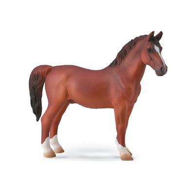 Собрать фигурку жеребца каштанового цвета Hackney Stallion (Очень большой)