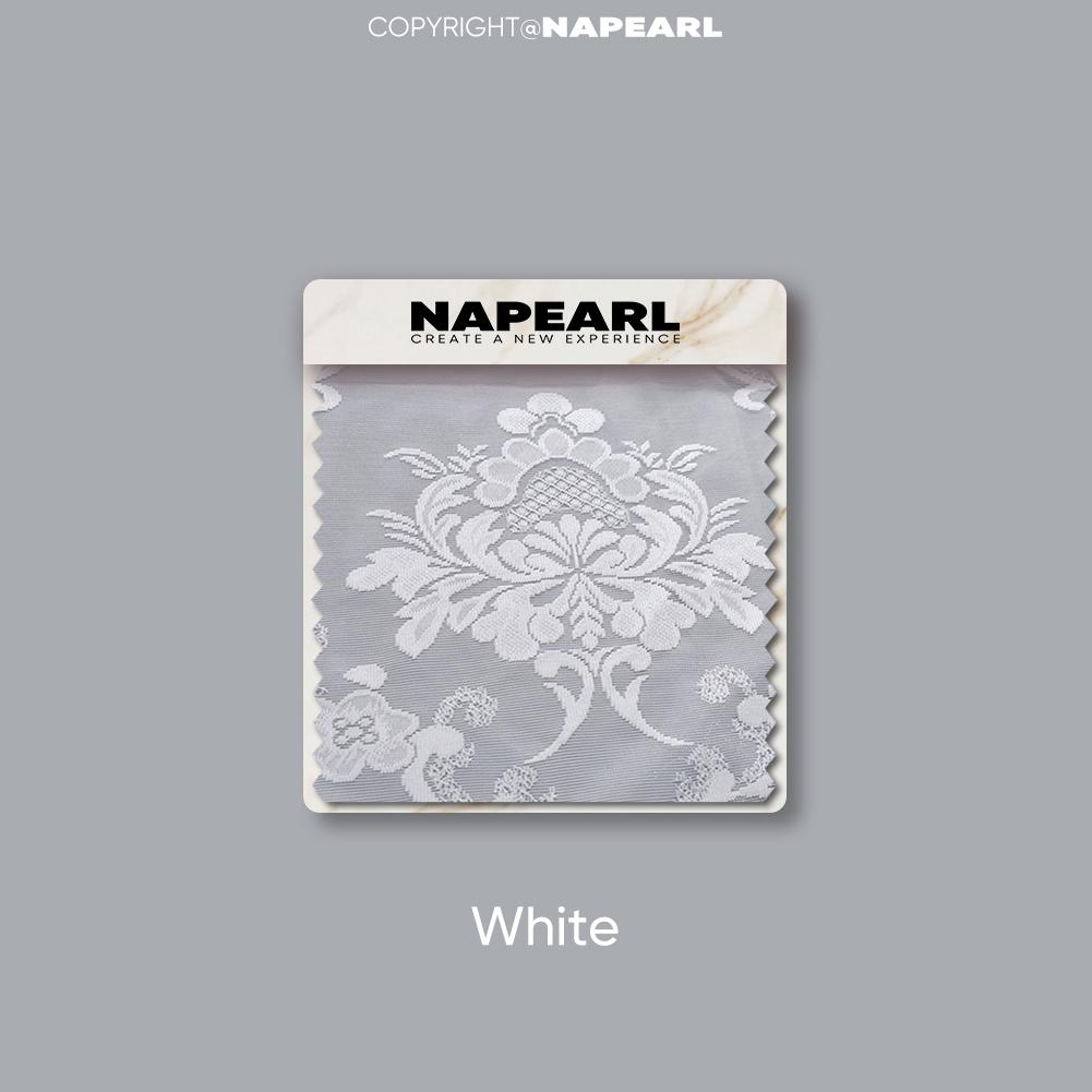 1 шт. NAPEARL, европейский стиль, вышитый цветочный дизайн, тюль, прозрачная занавеска, вуаль для кухни, балкона, гостиной, домашний декор