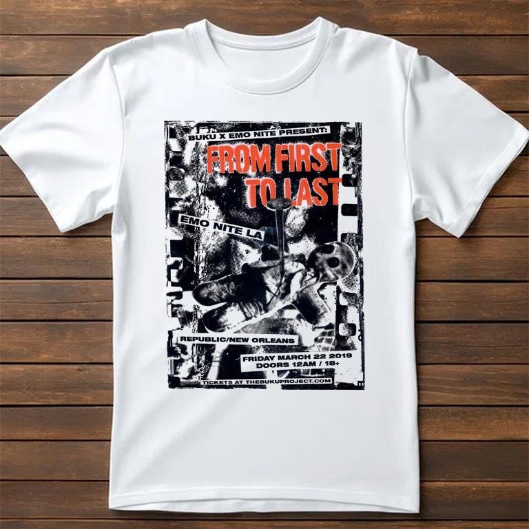 Новое От начала до конца emo nite la Подарок Для фанатов Унисекс S-5XL Футболка UH586 Унисекс Футболка