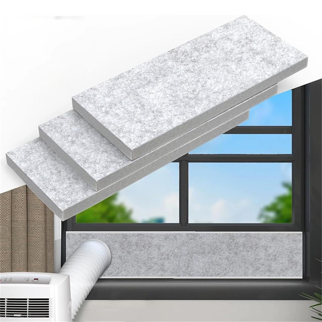 Insulated Foam Panels for Portable AC Window Seal Kit, Sturdy & Thick Conditioner Insulating Panel 3 Pack