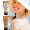 Натуральный минеральный солнцезащитный крем SPF50+ с говяжьим жиром для чувствительной кожи, водостойкий, с матовым финишем, 85 г