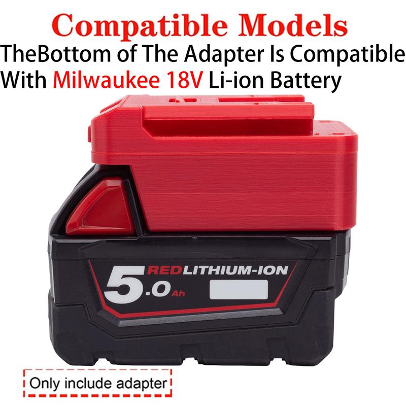Адаптер-преобразователь для инструмента Bosch 18V Li-ion на аккумулятор Milwaukee 18V Li-ion Адаптер-преобразователь Аксессуар для электроинструмента