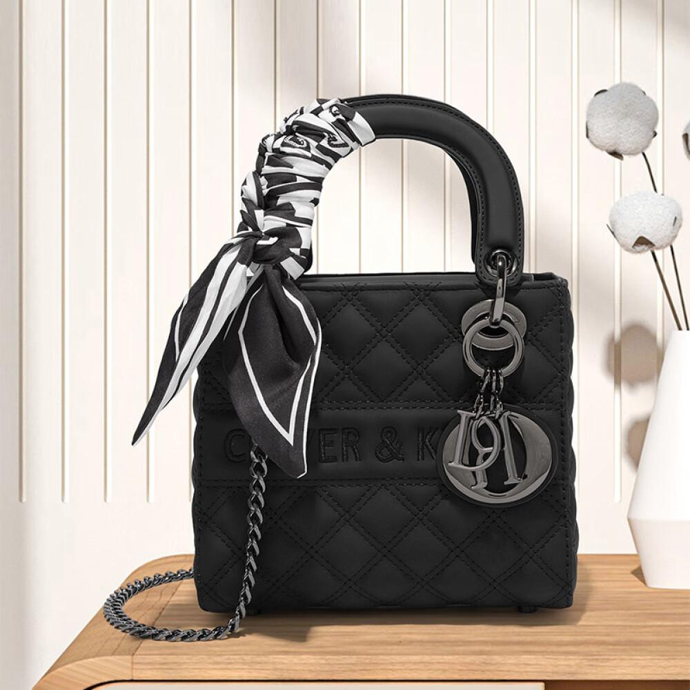 Женская сумка, новая роскошная сумка принцессы, женская сумка через плечо, черная, длина 17 см, ширина 8,5 см, высота 15 см