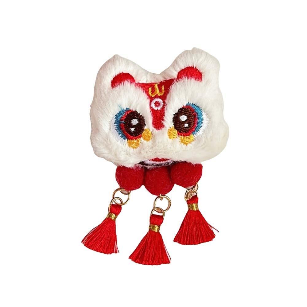 Плюшевые куклы-змеи с кисточками-колокольчиками, Лев Пробуждение, Праздник Весны, Значок, Брошь Львиный Танец, Вечеринка