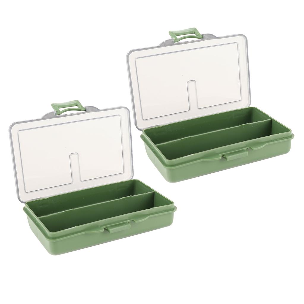 2 шт. рыболовный крючок приманка гаджет коробка мини полипропиленовый ящик для хранения чехол для рыболовных снастей аксессуары2