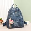 Backpack Women PU Vintage Lightweight Large Capacity Multi Compartment Commuting Travel Daily