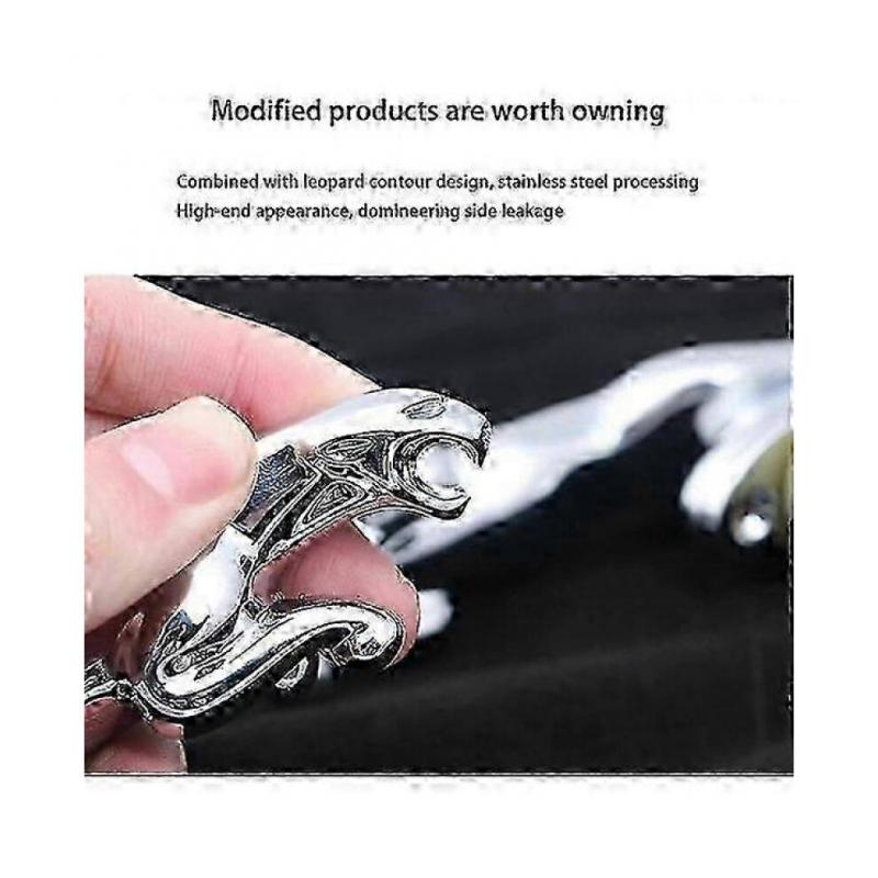 3D Emblem for Jaguar Car Logo Front Hood Ornament Car Cover Chrome Eagle Brand Car Accessories for Jaguar XF XJ XE XK XKR XFL XJS E Accessories