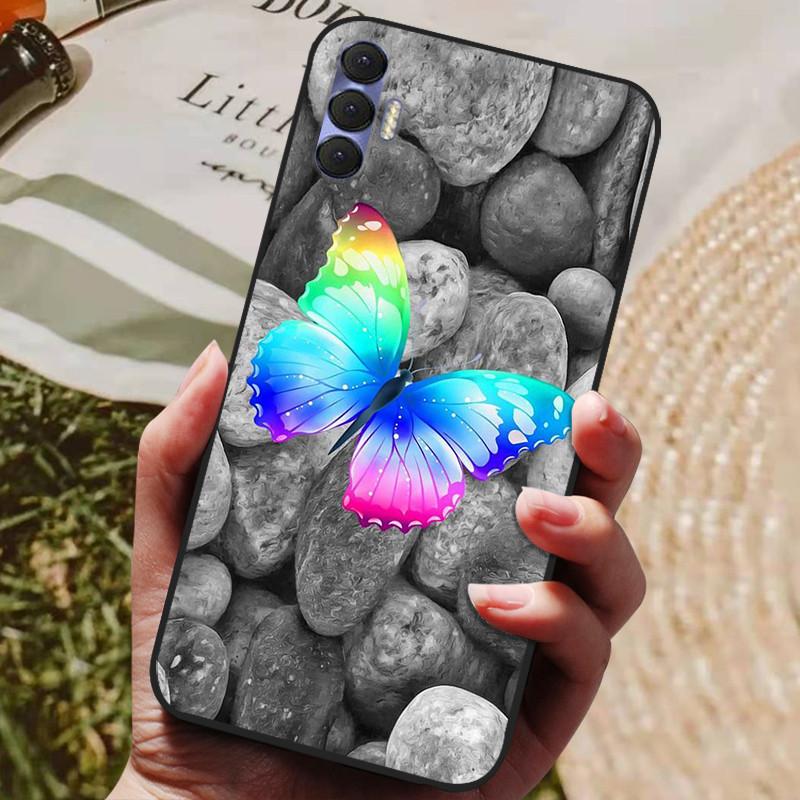 Для Tecno Spark 8P 2021 6,6 дюйма Чехлы для телефонов Мягкая ТПУ Задняя крышка Для Tecno Spark 8P 8 P Милый Мультяшный Модный Расписной Чехол Сумка