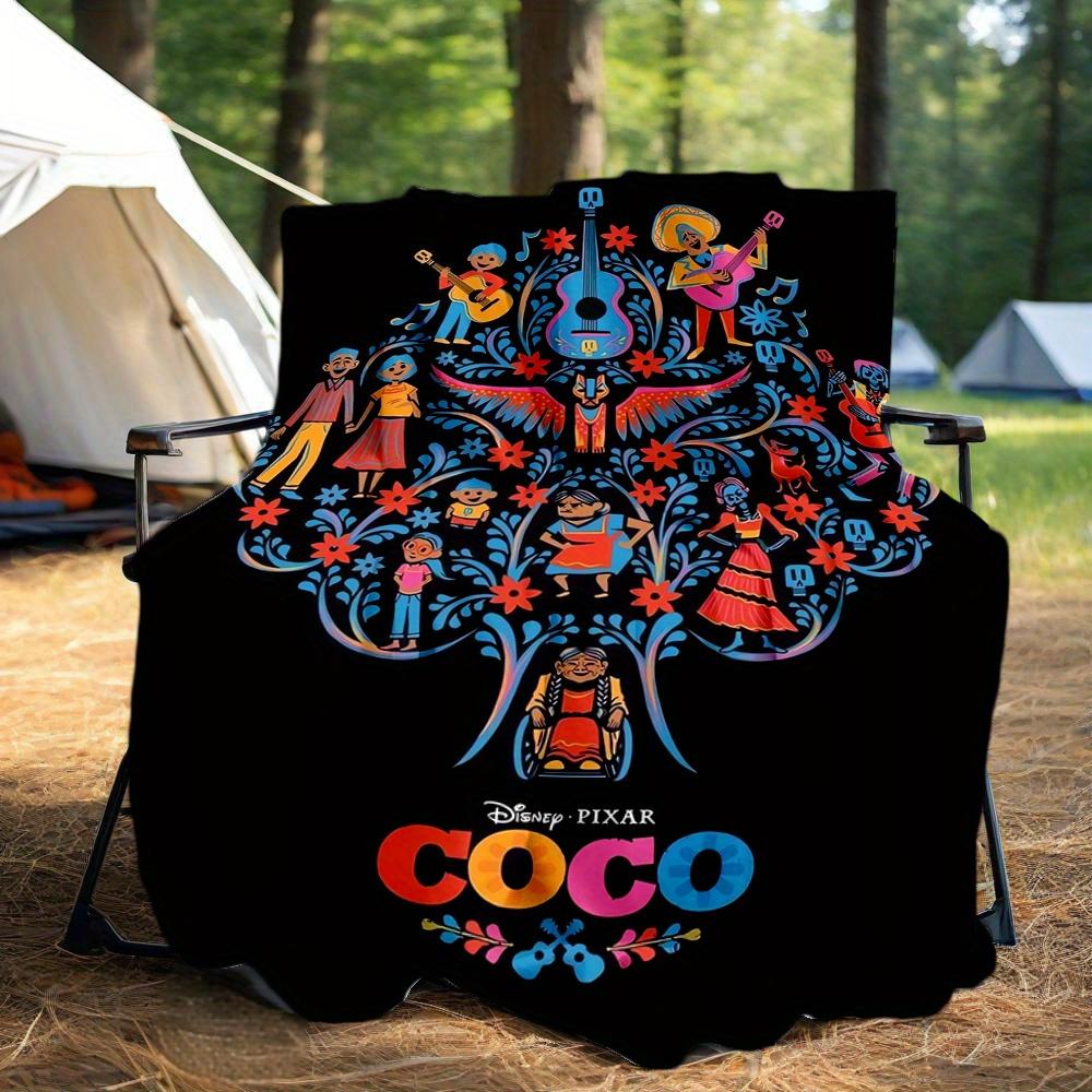 1pc, Disney Coco Blanket Soft Throw Blankets for Bed Couch Sofa, Living Room, Travel, Outdoor Blankets, Camping